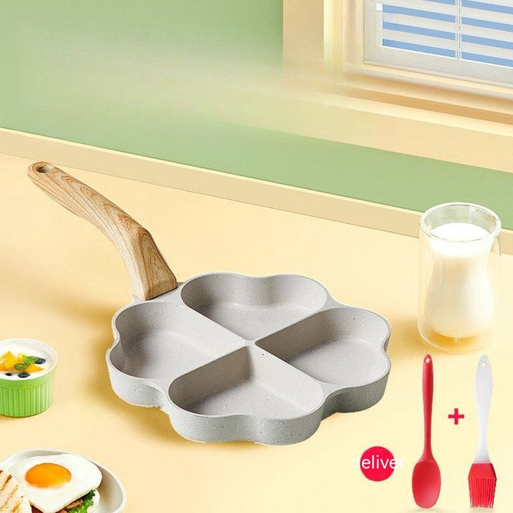 Elevate Your Cooking with the Aluminum Four-hole Frying Pan